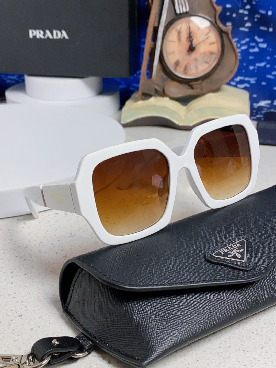 Prada Square Brown Lens Sunglasses for Men & Women - 465605 - detail image 10