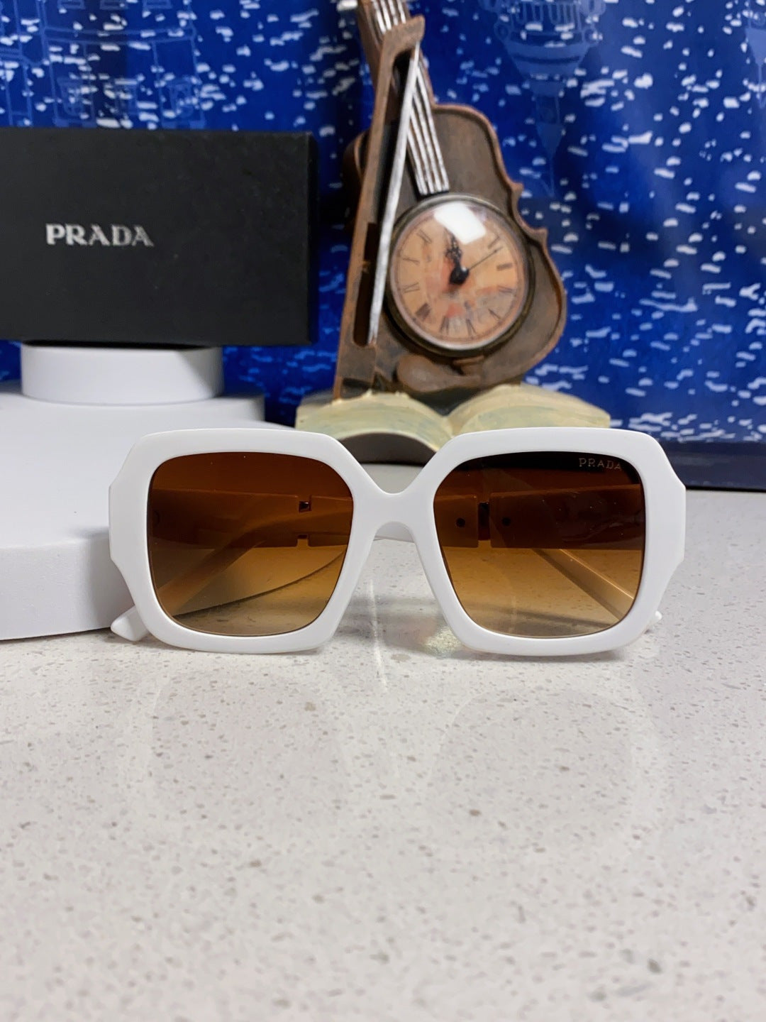 Prada Square Brown Lens Sunglasses for Men & Women - 465605 - detail image 9