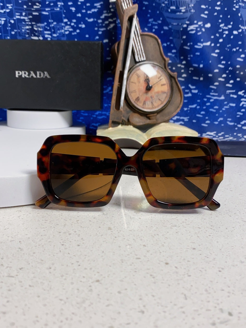 Prada Square Brown Lens Sunglasses for Men & Women - 465606 - detail image 9