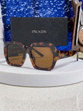 Prada Square Brown Lens Sunglasses for Men & Women - 465606