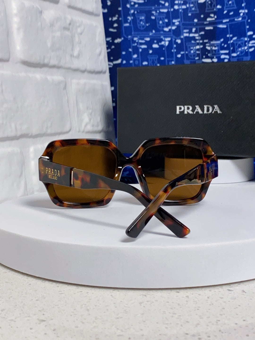 Prada Square Brown Lens Sunglasses for Men & Women - 465606 - detail image 3