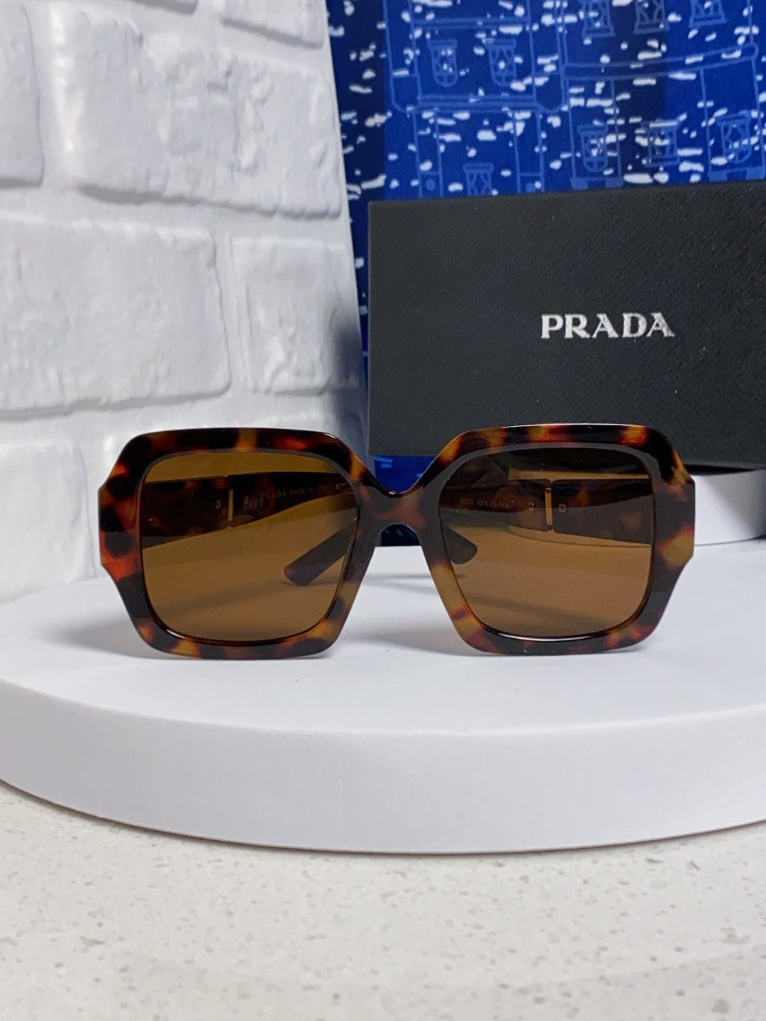 Prada Square Brown Lens Sunglasses for Men & Women - 465606 - detail image 2