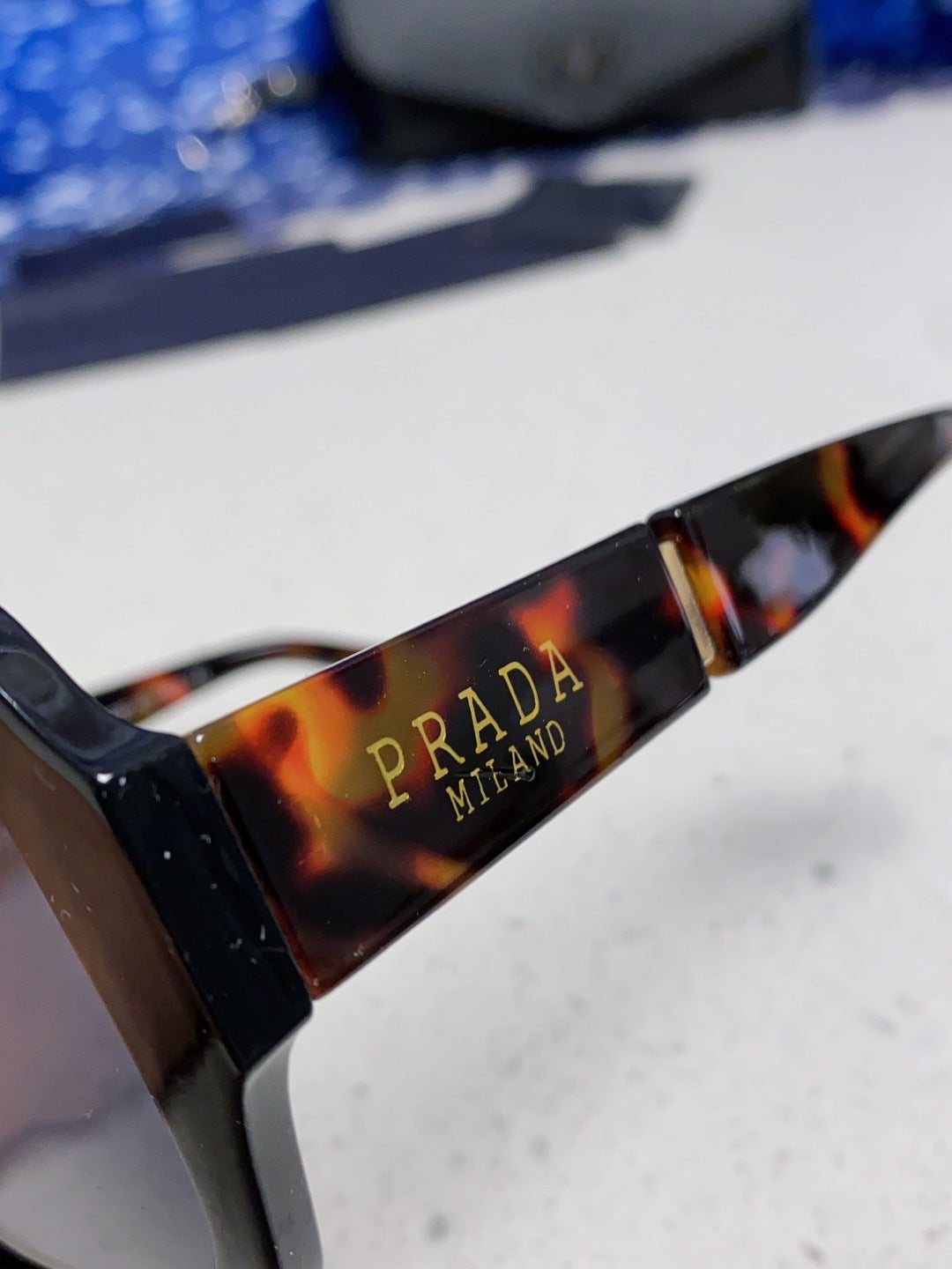 Prada Square Gray Lens Sunglasses for Men & Women - 465607 - detail image 7