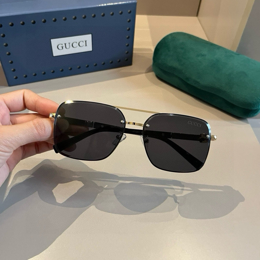 Gucci Metal Aviator Gold Lens Sunglasses for Men & Women - 398308 - detail image 4