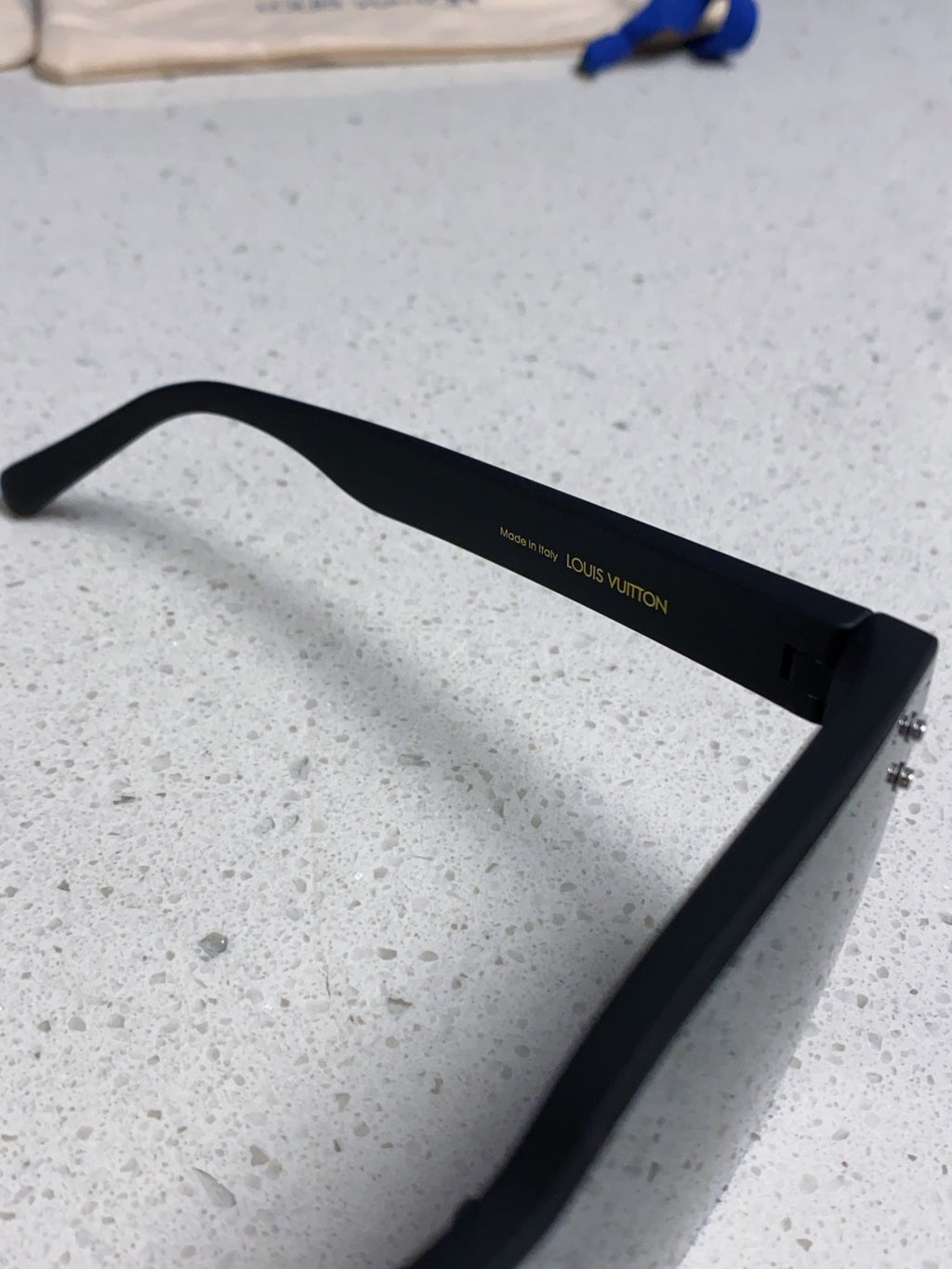 Louis Vuitton Square Gray Lens Sunglasses for Men & Women - 493047 - detail image 8