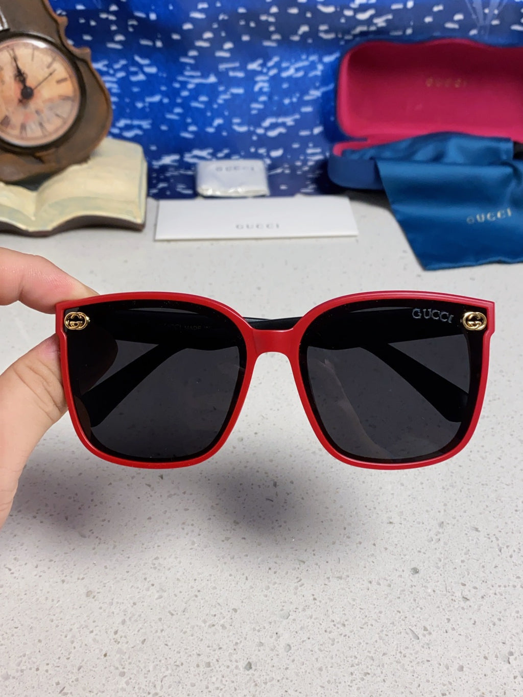 Gucci Fashion Black Lens Sunglasses for Women - 997545 - detail image 4