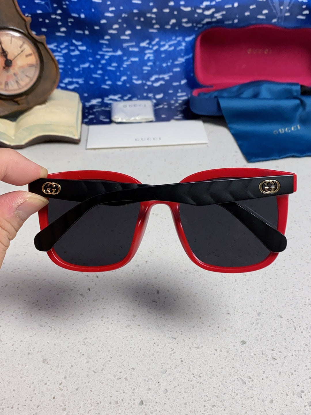 Gucci Fashion Black Lens Sunglasses for Women - 997545 - detail image 5