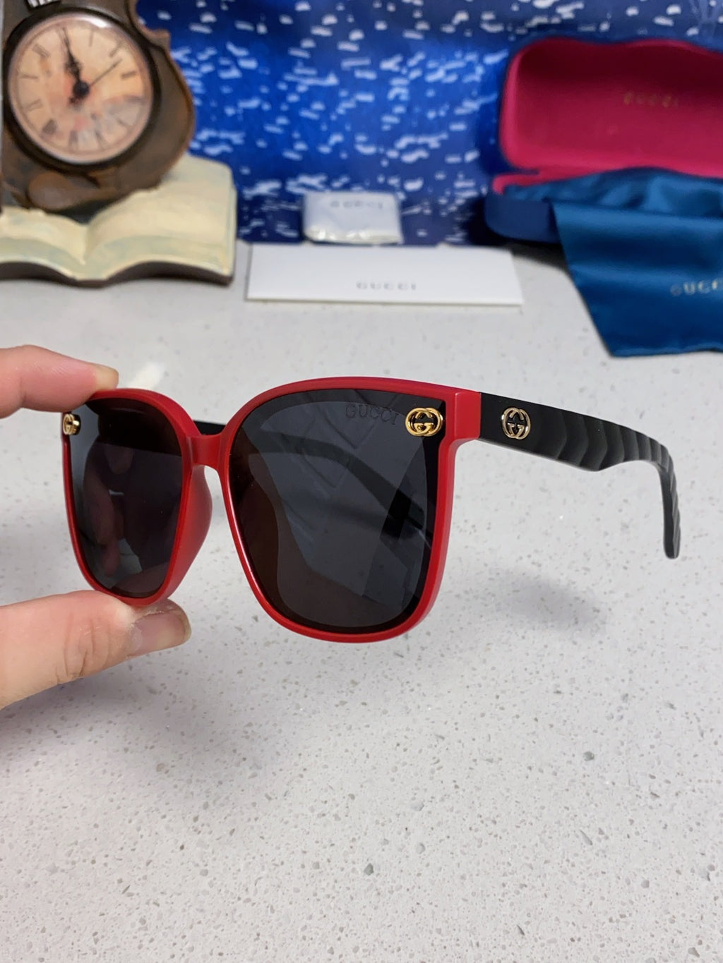 Gucci Fashion Black Lens Sunglasses for Women - 997545 - detail image 6