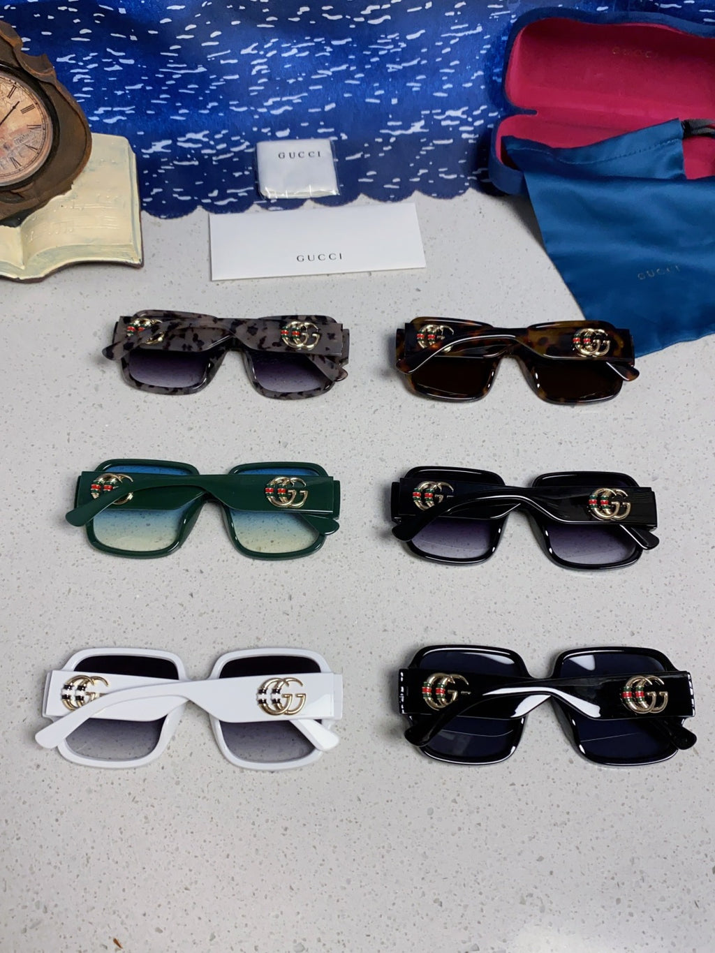 Gucci Fashion Silver Lens Sunglasses for Men & Women - 997549 - detail image 11