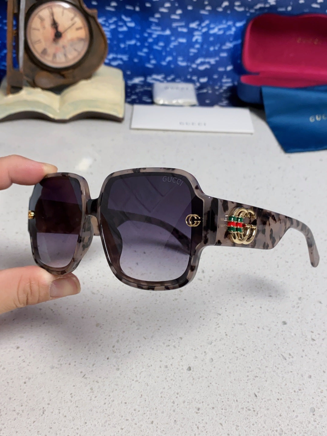Gucci Fashion Silver Lens Sunglasses for Men & Women - 997547 - detail image 6