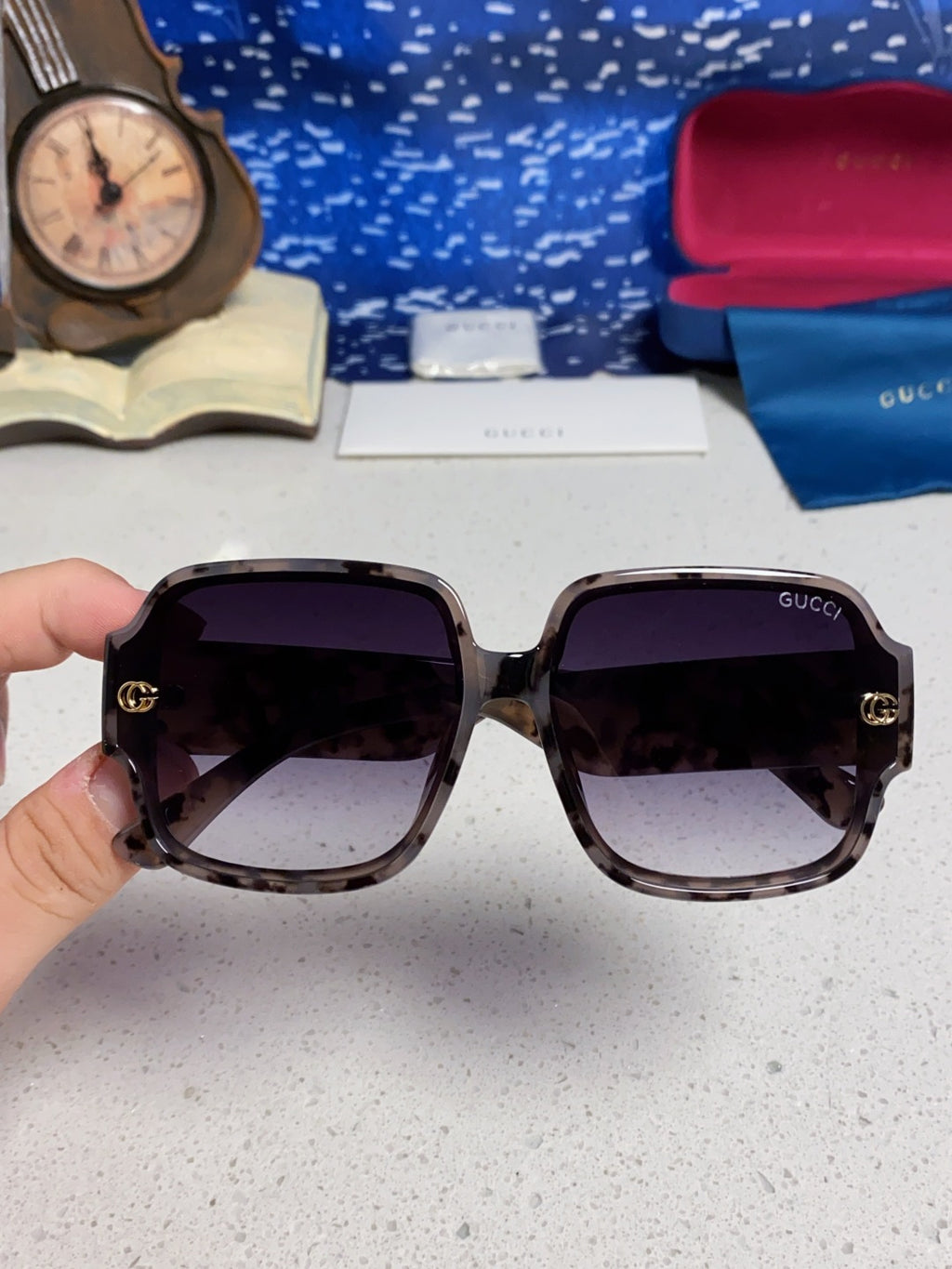 Gucci Fashion Silver Lens Sunglasses for Men & Women - 997547 - detail image 4