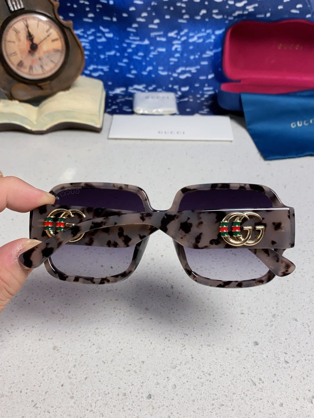 Gucci Fashion Silver Lens Sunglasses for Men & Women - 997547 - detail image 5