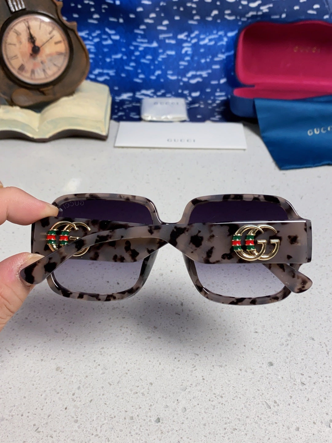 Gucci Fashion Silver Lens Sunglasses for Men & Women - 997547 - detail image 5