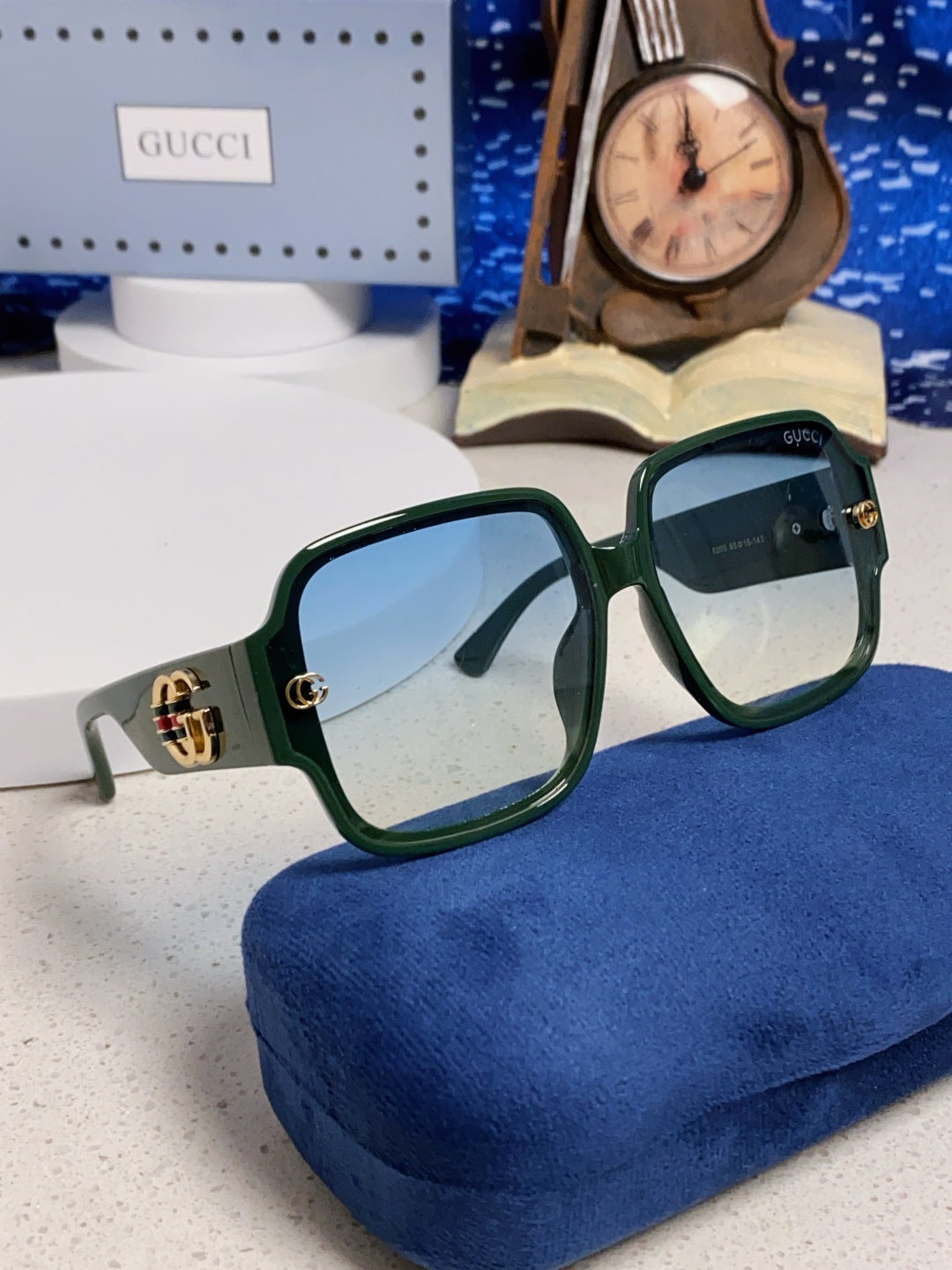 Gucci Fashion Blue Lens Sunglasses for Men & Women - 997548 - detail image 10