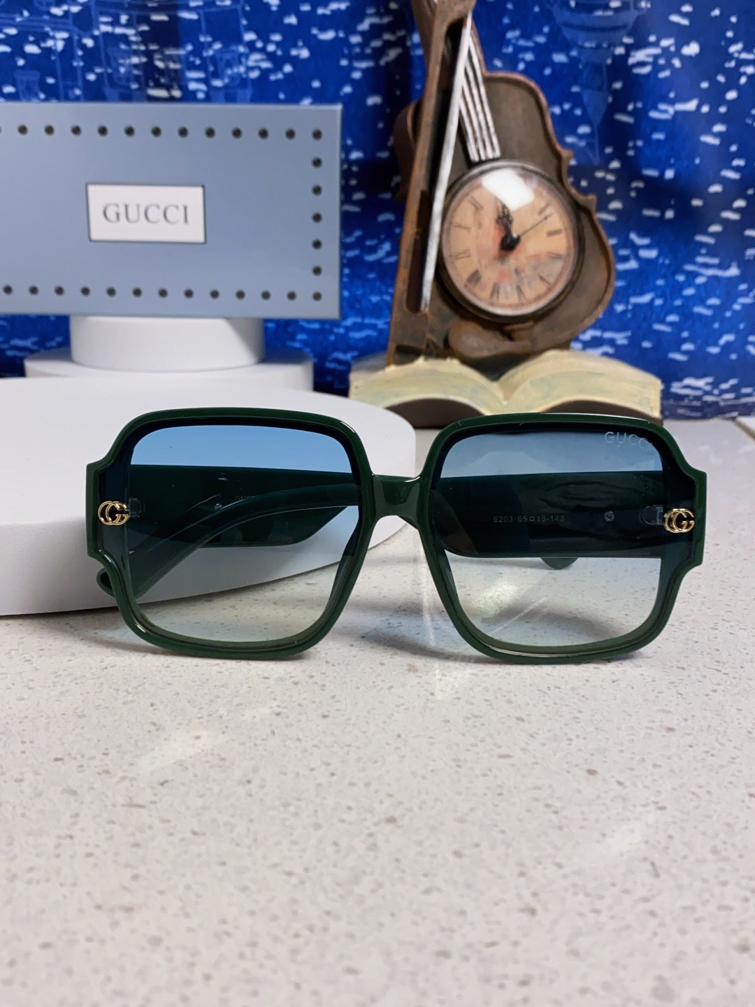 Gucci Fashion Blue Lens Sunglasses for Men & Women - 997548 - detail image 9