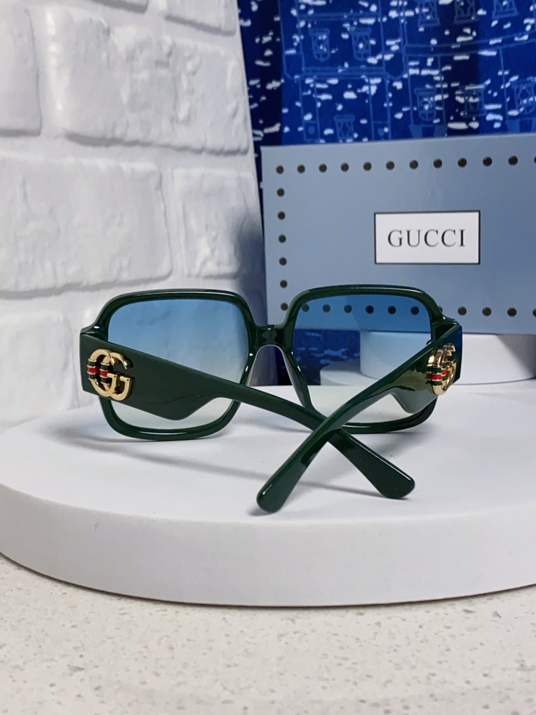 Gucci Fashion Blue Lens Sunglasses for Men & Women - 493350 - detail image 3