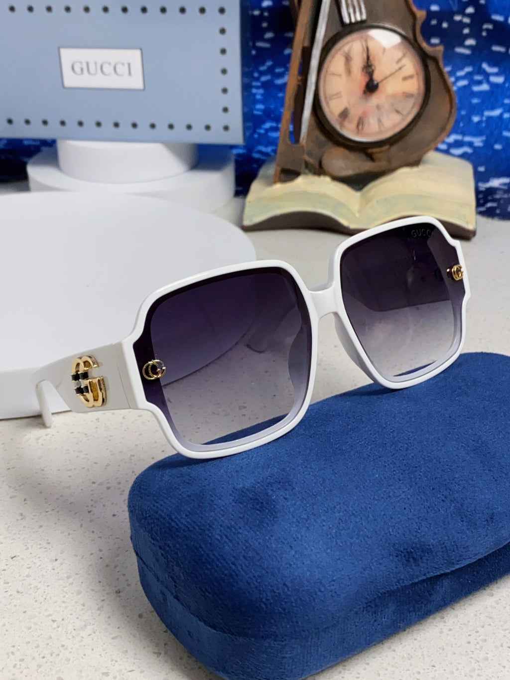 Gucci Fashion Silver Lens Sunglasses for Men & Women - 997549 - detail image 10