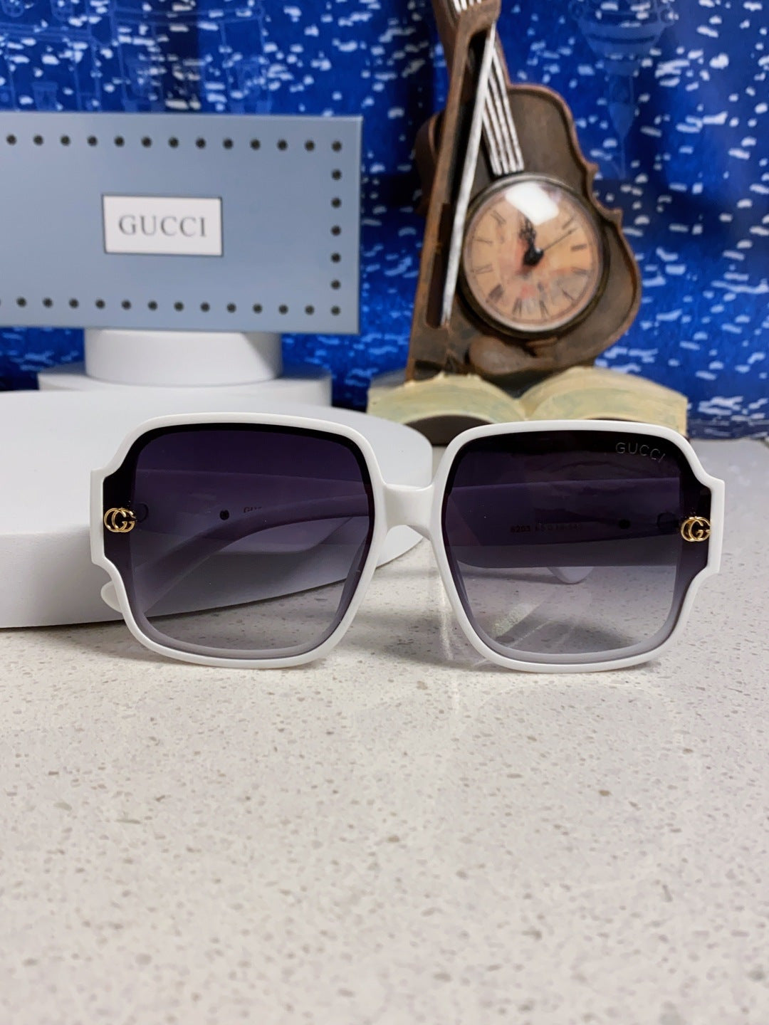 Gucci Fashion Silver Lens Sunglasses for Men & Women - 997549 - detail image 9