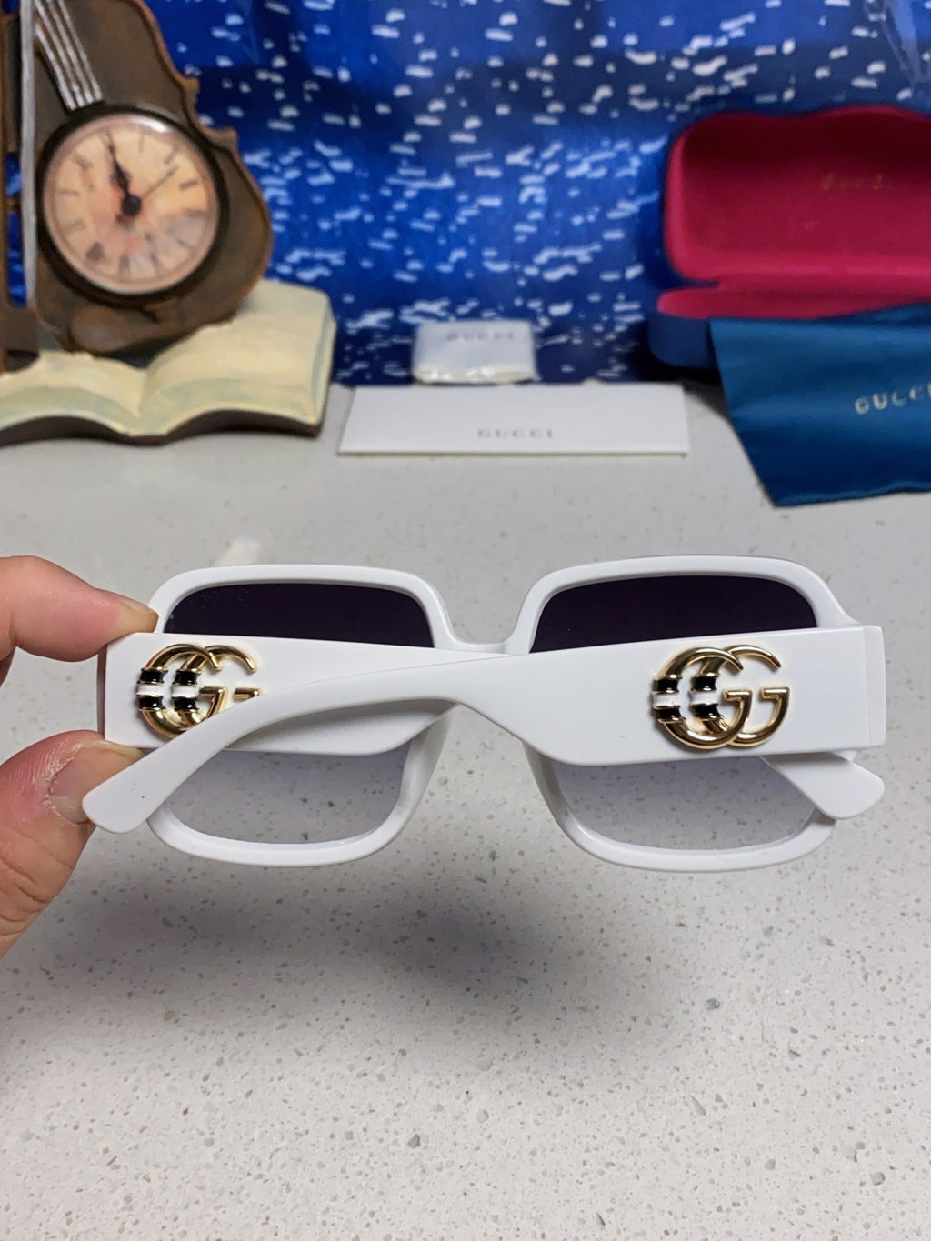 Gucci Fashion Silver Lens Sunglasses for Men & Women - 997549 - detail image 5