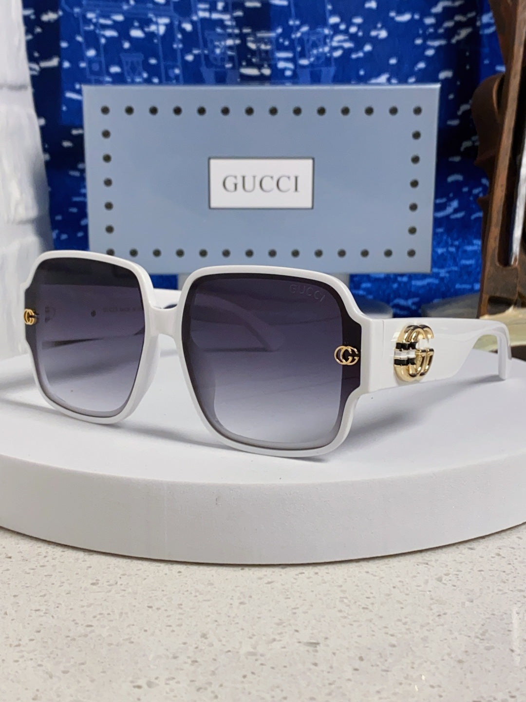 Gucci Fashion Silver Lens Sunglasses for Men & Women - 997549