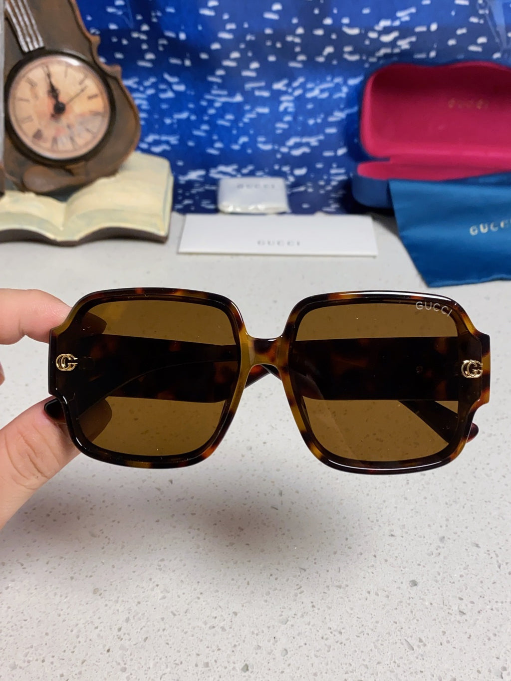 Gucci Fashion Brown Lens Sunglasses for Men & Women - 493352 - detail image 4