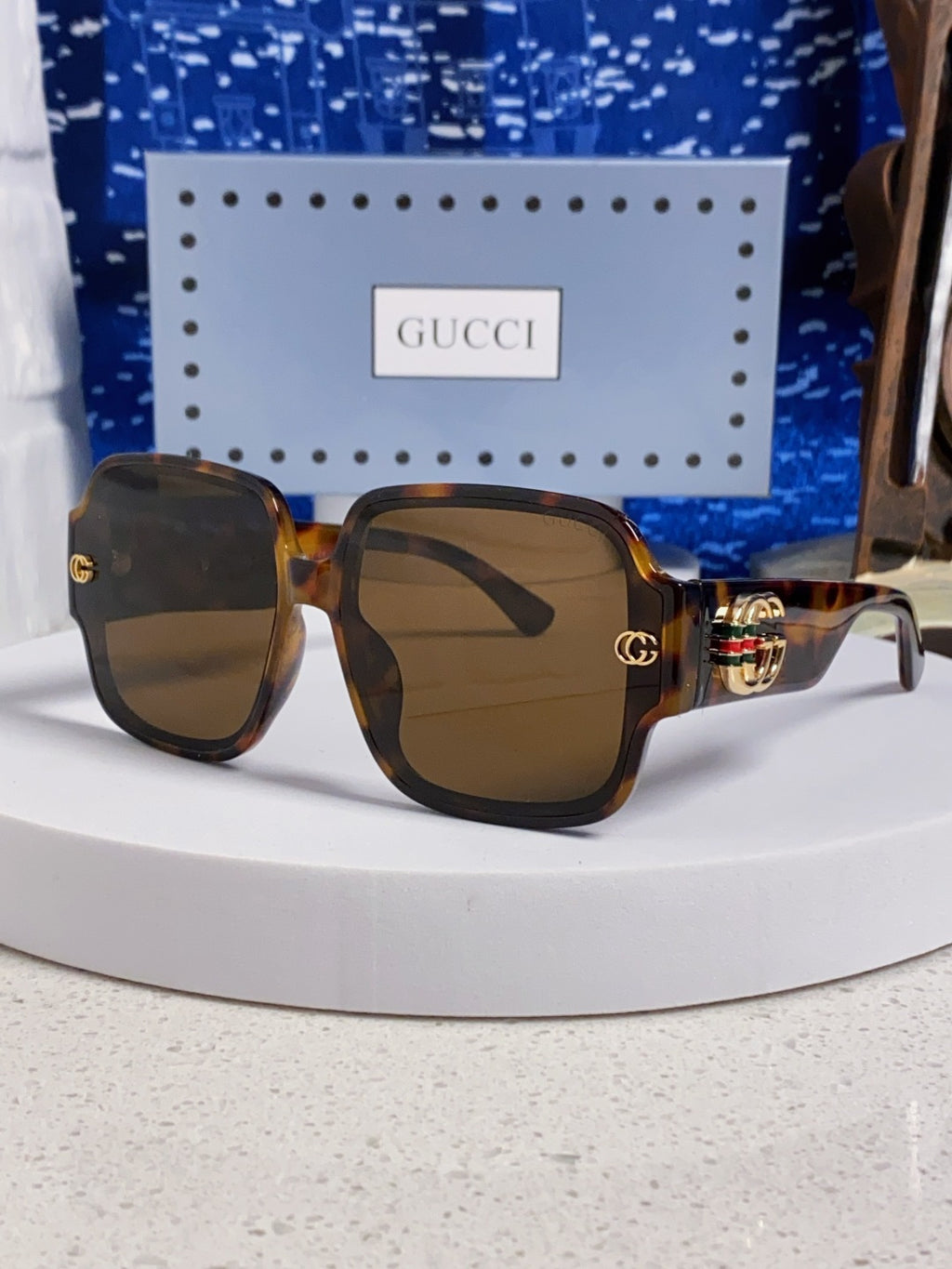 Gucci Fashion Brown Lens Sunglasses for Men & Women - 997550