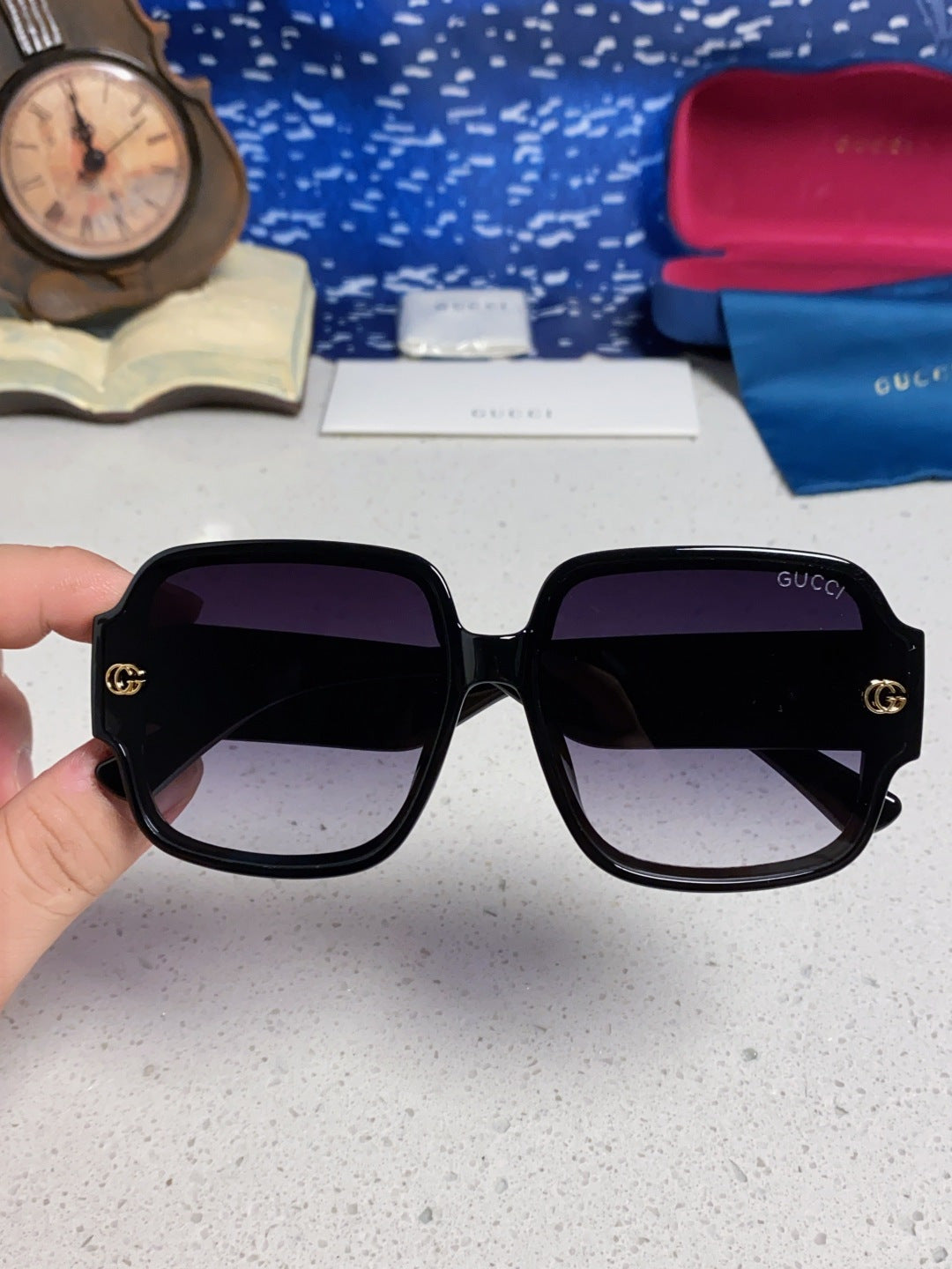 Gucci Fashion Silver Lens Sunglasses for Men & Women - 997531 - detail image 4