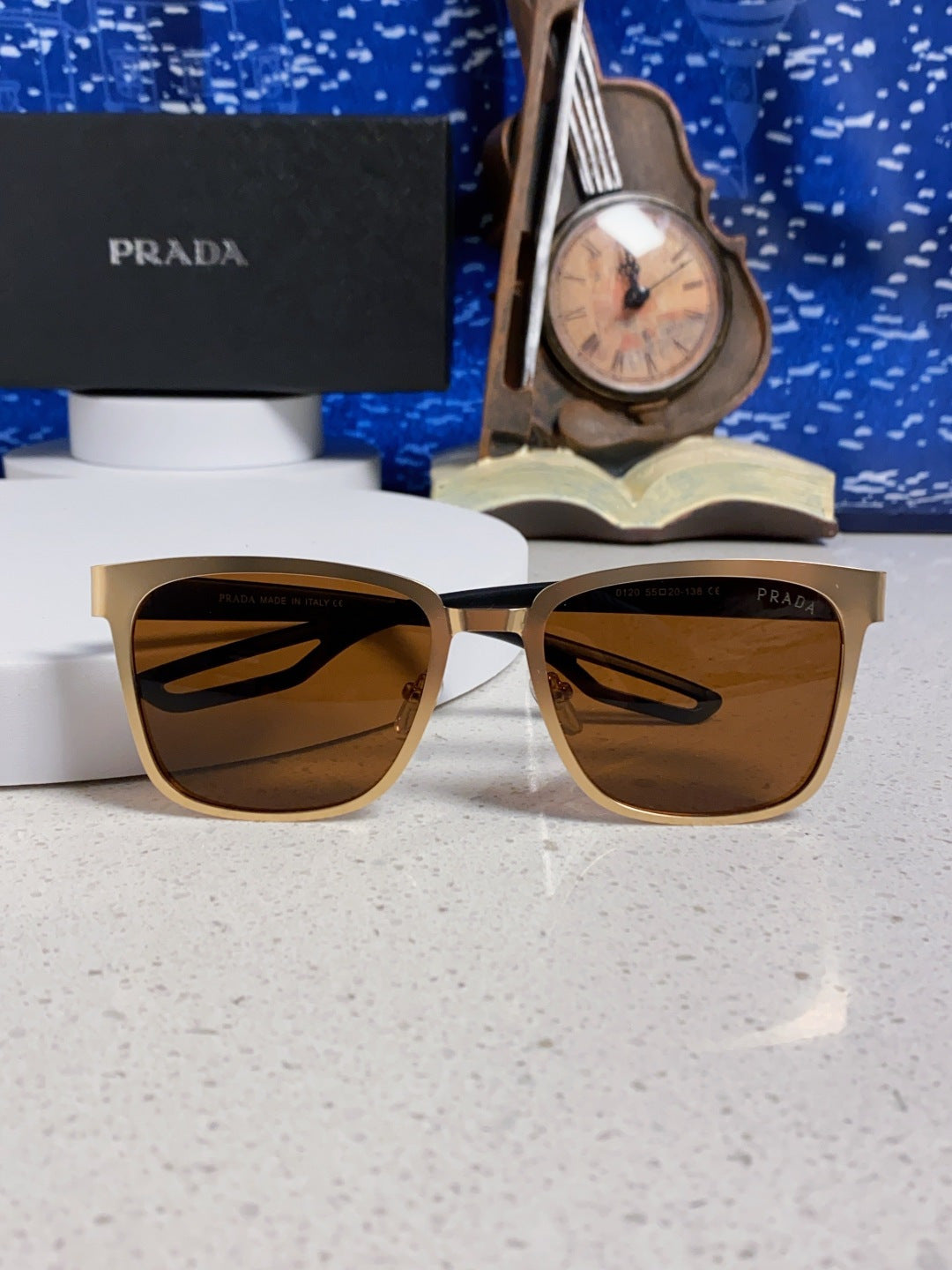 Prada Fashion Brown Lens Sunglasses for Men & Women - 432152 - detail image 9