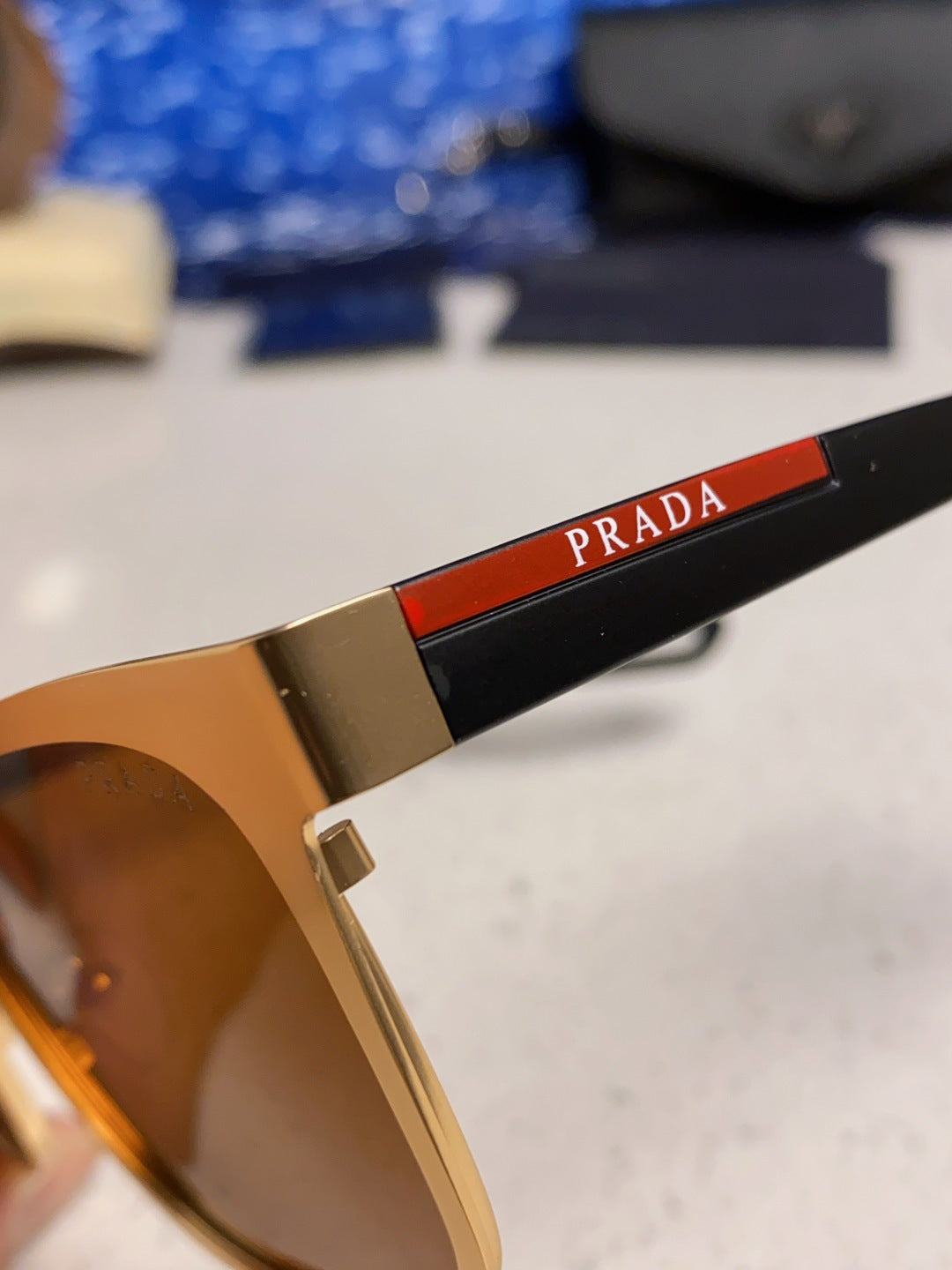 Prada Fashion Brown Lens Sunglasses for Men & Women - 432152 - detail image 7