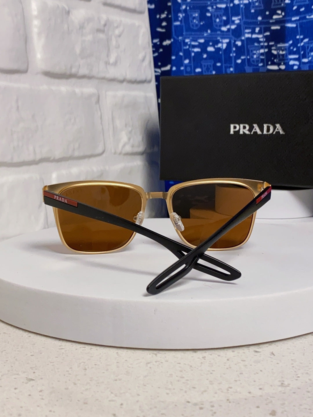 Prada Fashion Brown Lens Sunglasses for Men & Women - 432152 - detail image 3
