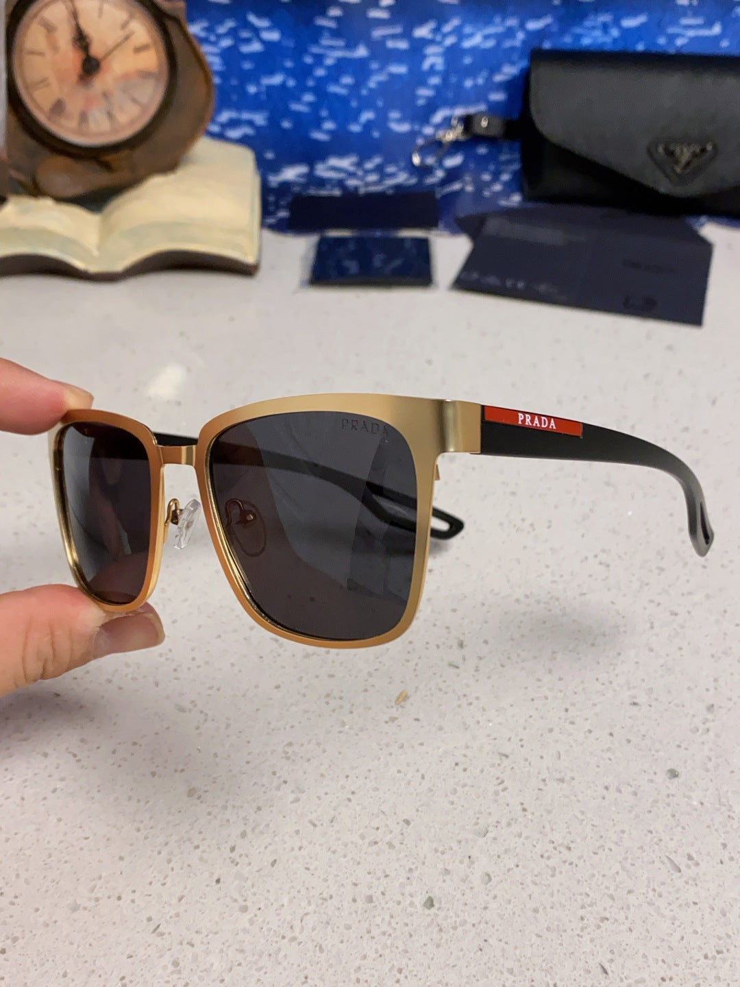 Prada Fashion Silver Lens Sunglasses for Men & Women - 432153 - detail image 6
