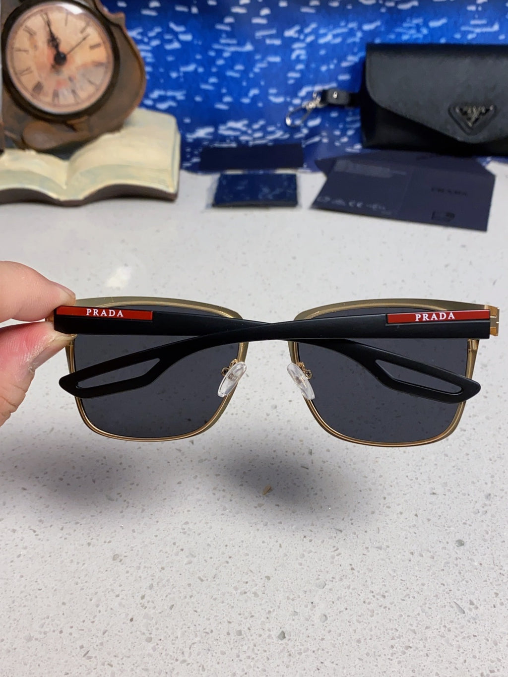 Prada Fashion Silver Lens Sunglasses for Men & Women - 998151 - detail image 5