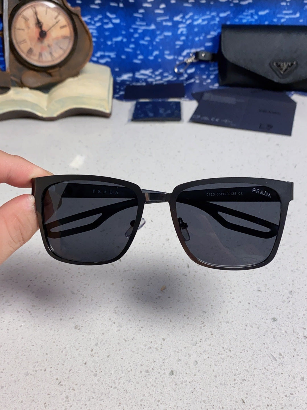 Prada Fashion Silver Lens Sunglasses for Men & Women - 432154 - detail image 4