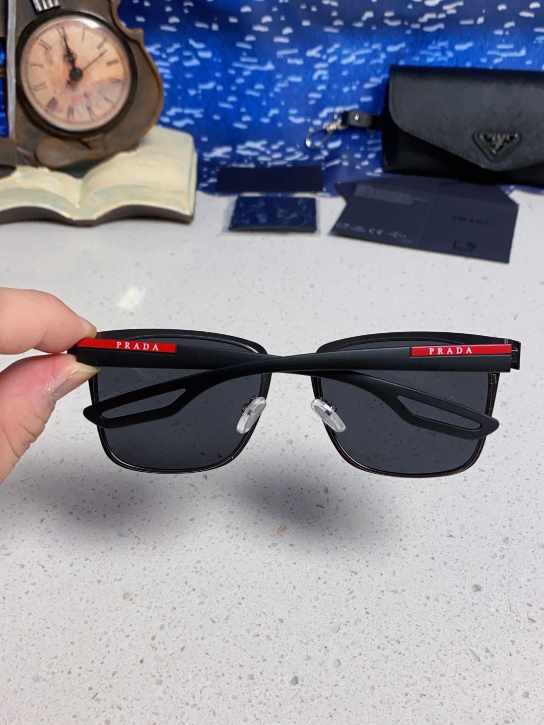 Prada Fashion Silver Lens Sunglasses for Men & Women - 432154 - detail image 5