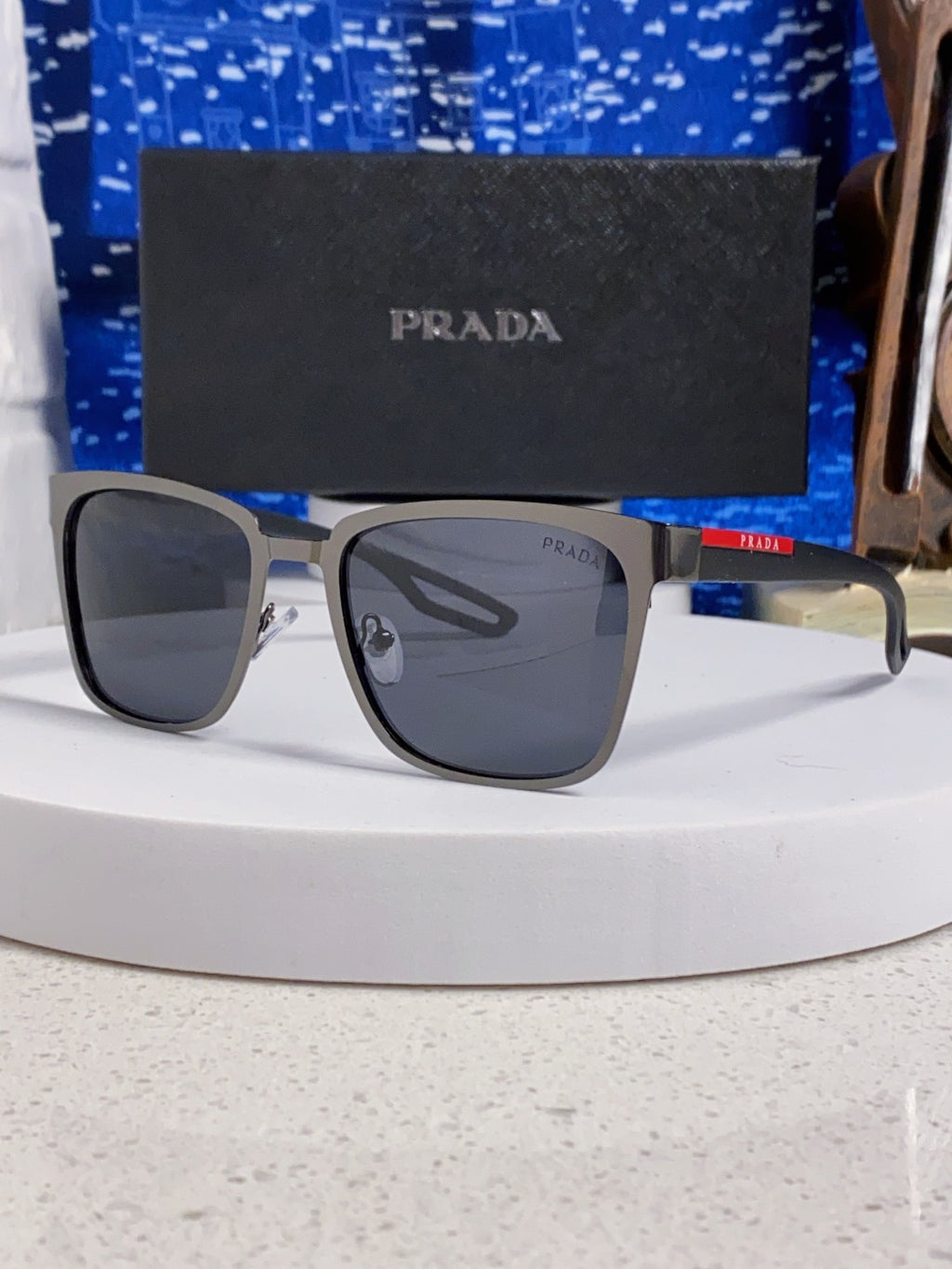 Prada Fashion Silver Lens Sunglasses for Men & Women - 432154
