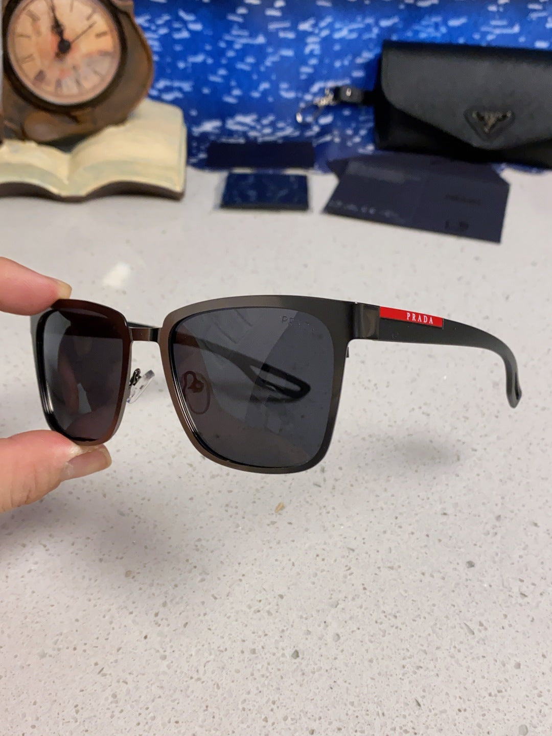 Prada Fashion Silver Lens Sunglasses for Men & Women - 432154 - detail image 6