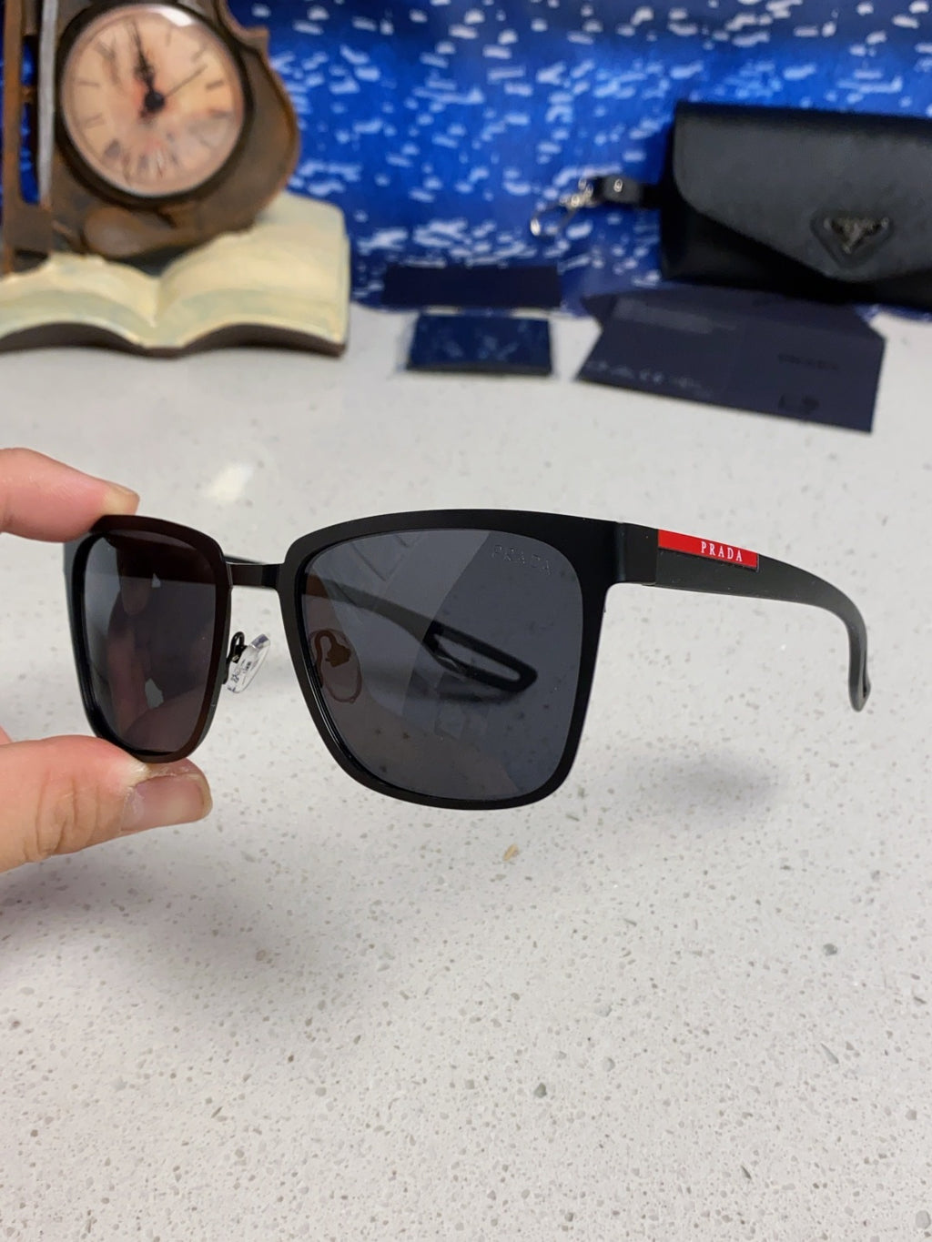 Prada Fashion Silver Lens Sunglasses for Men & Women - 432155 - detail image 6
