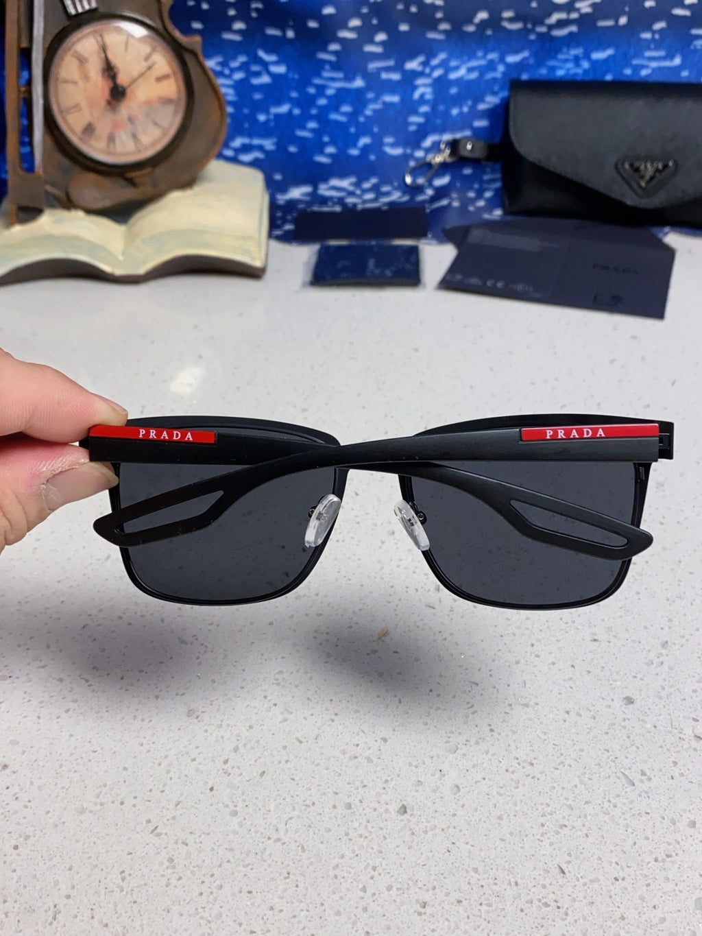 Prada Fashion Silver Lens Sunglasses for Men & Women - 432155 - detail image 5