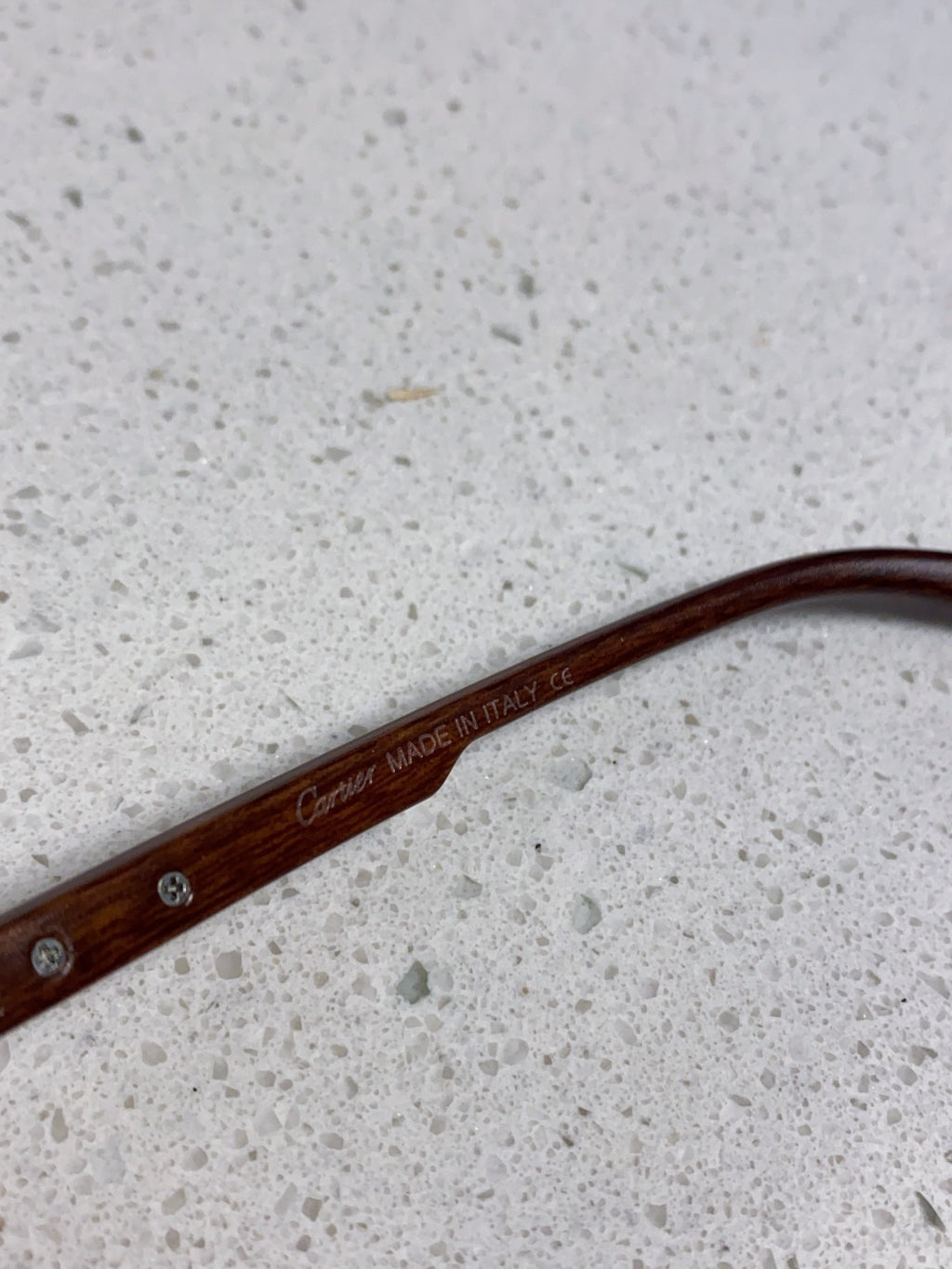 Cartier Lightweight Rimless Brown Lens Sunglasses for Men & Women - 998227 - detail image 8