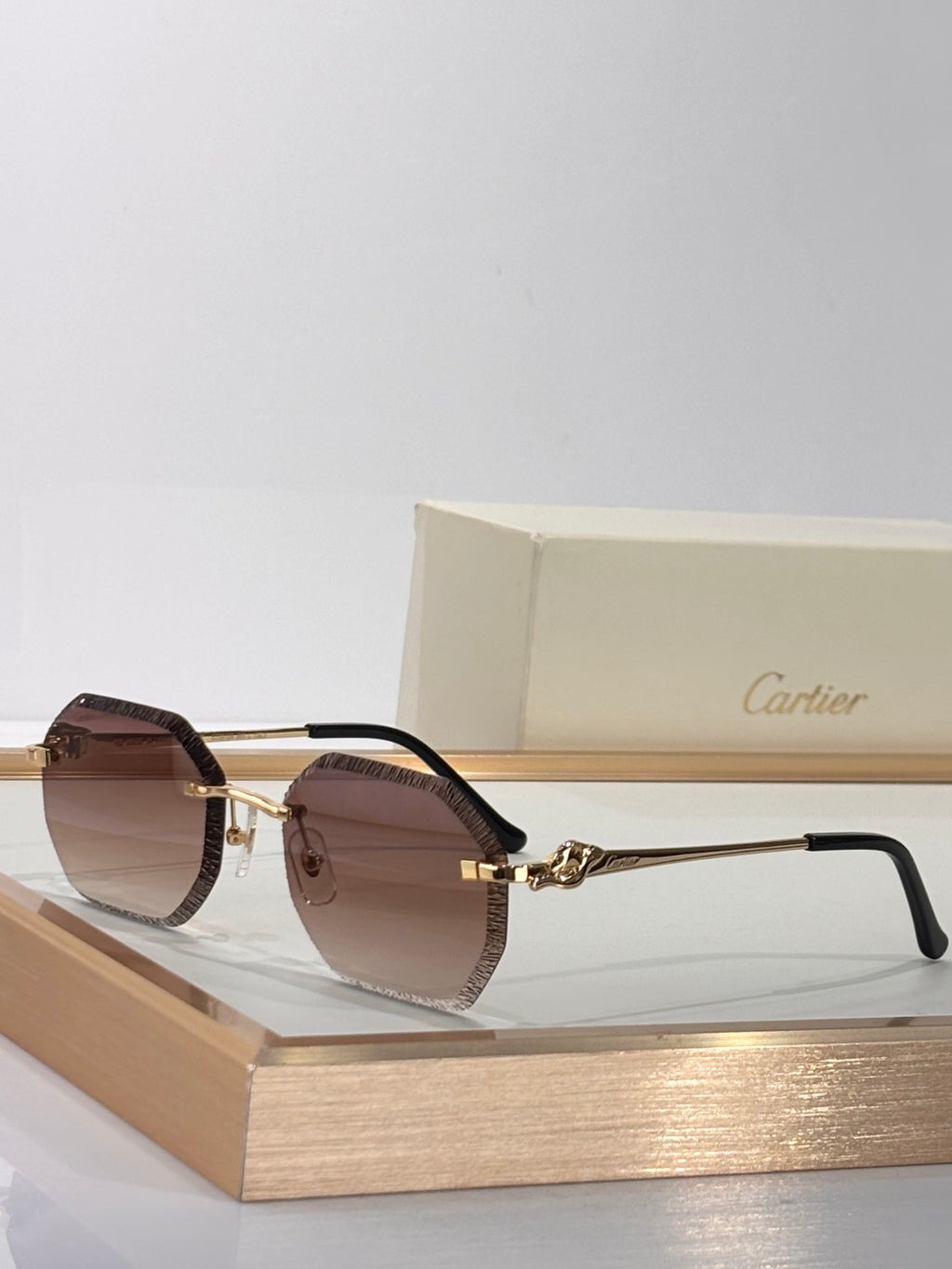 Cartier CT0910S Photochromic Fashion Silver Lens Sunglasses for Men & Women - detail image 2