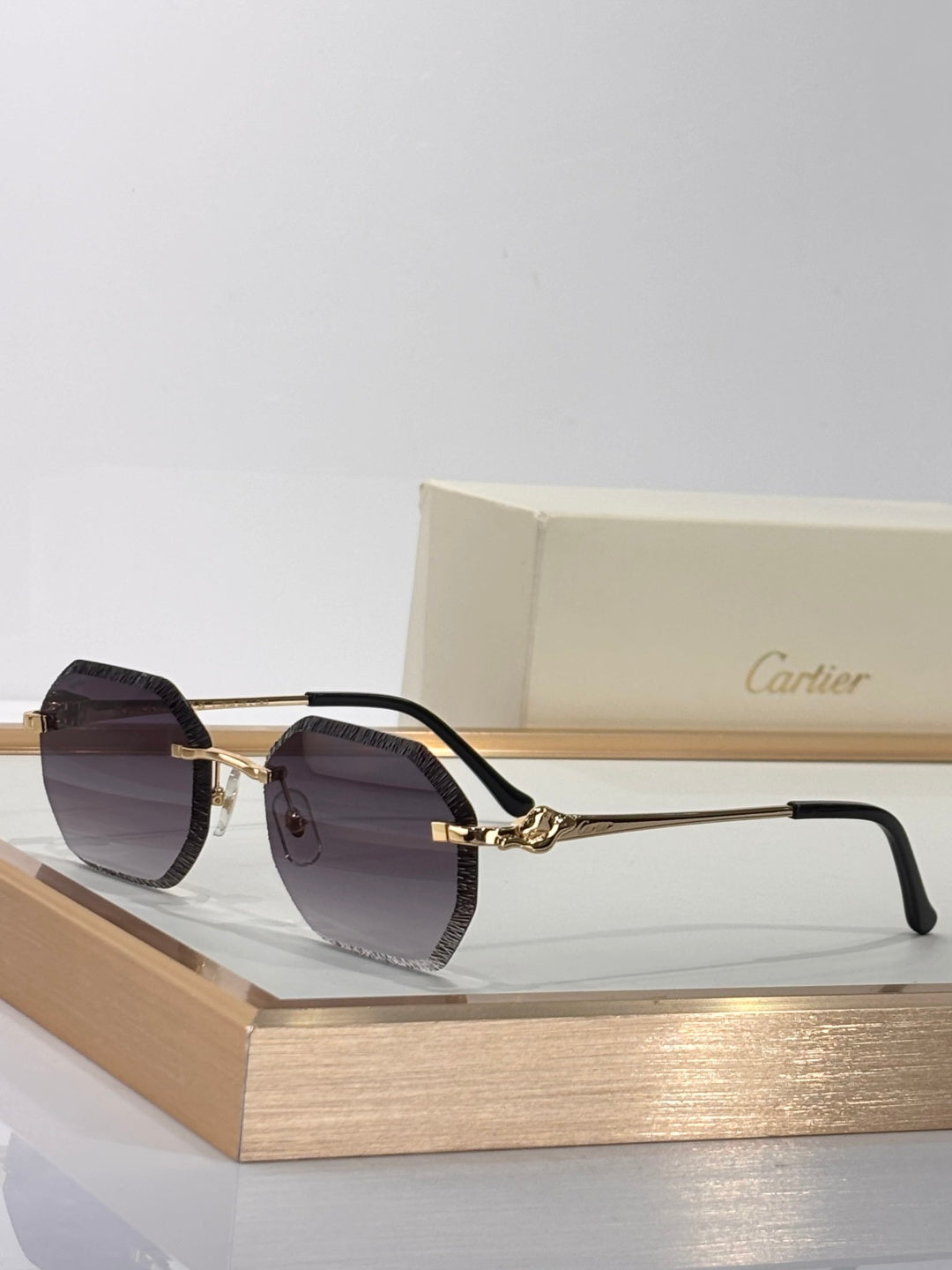 Cartier CT0910S Photochromic Fashion Silver Lens Sunglasses for Men & Women - detail image 4