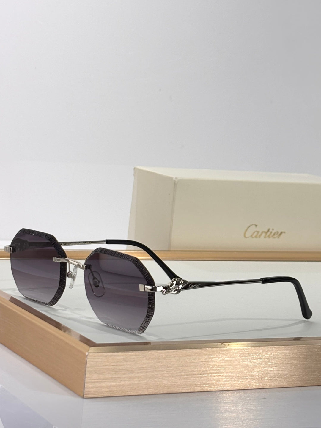 Cartier CT0910S Photochromic Fashion Silver Lens Sunglasses for Men & Women