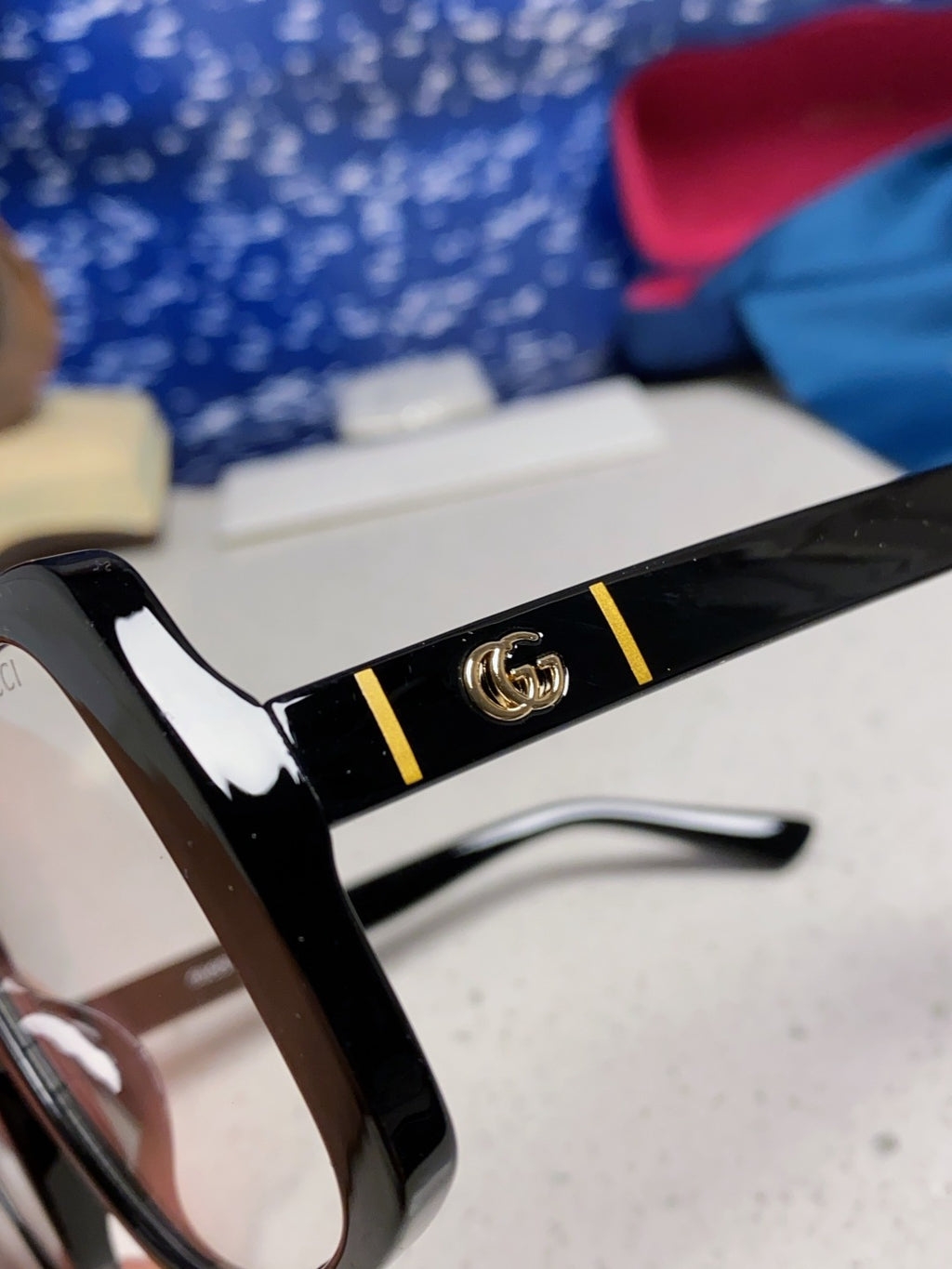 Gucci Square Silver Lens Sunglasses for Men & Women - 357767 - detail image 7
