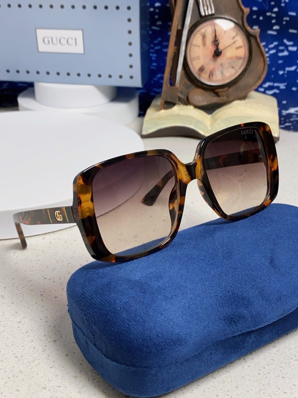 Gucci Square Silver Lens Sunglasses for Men & Women - 357769 - detail image 10