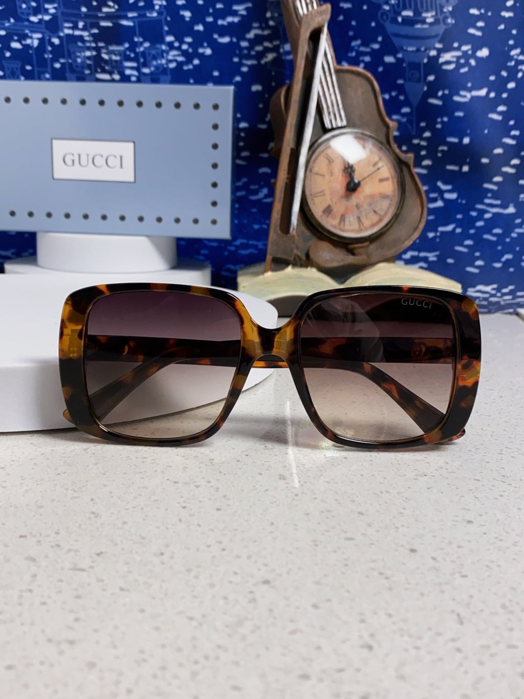 Gucci Square Silver Lens Sunglasses for Men & Women - 357769 - detail image 9