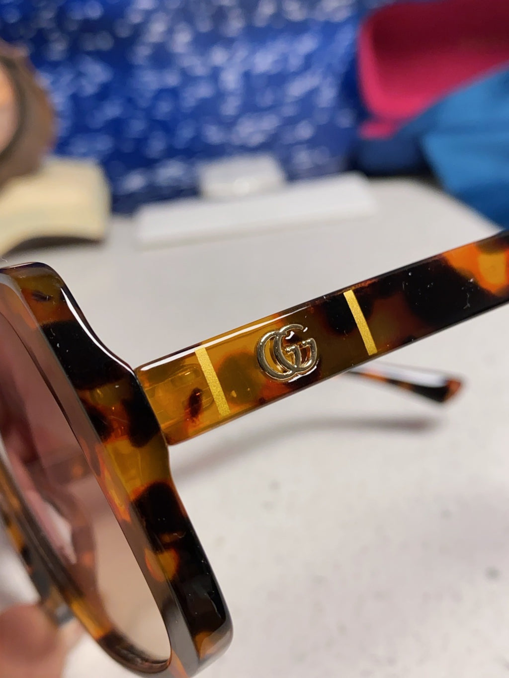 Gucci Square Silver Lens Sunglasses for Men & Women - 357769 - detail image 7