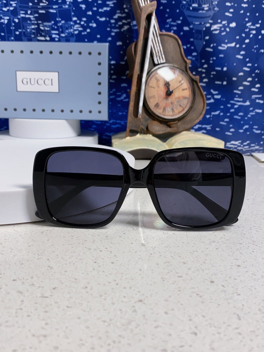 Gucci Square Black Lens Sunglasses for Men & Women - 357770 - detail image 9