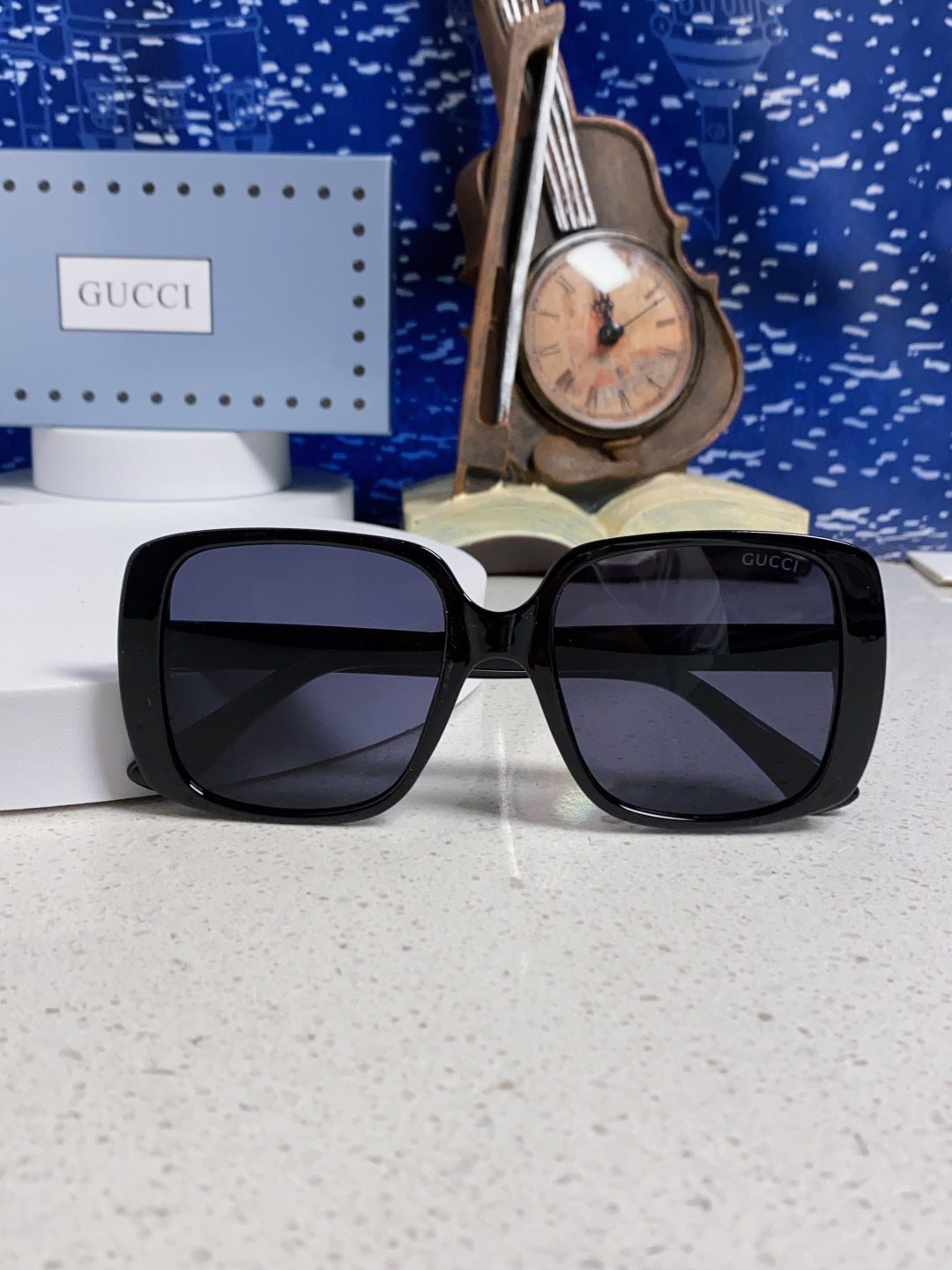 Gucci Square Black Lens Sunglasses for Men & Women - 357770 - detail image 9