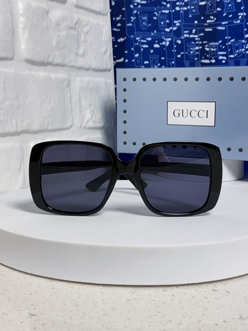 Gucci Square Black Lens Sunglasses for Men & Women - 357770 - detail image 2
