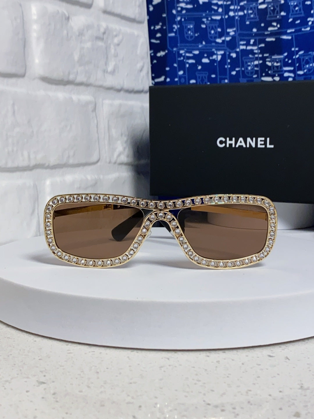 Chanel Metal Fashion Brown Lens Sunglasses for Men & Women - 358002 - detail image 2